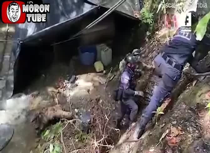 Video :Two cocaine labs are destroyed by the Colombian army